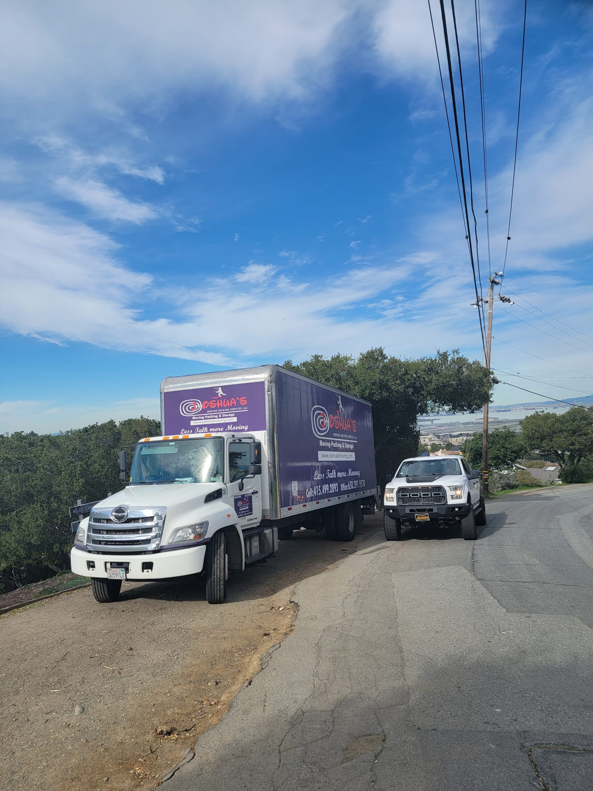 Joshua's Moving fleet trucks