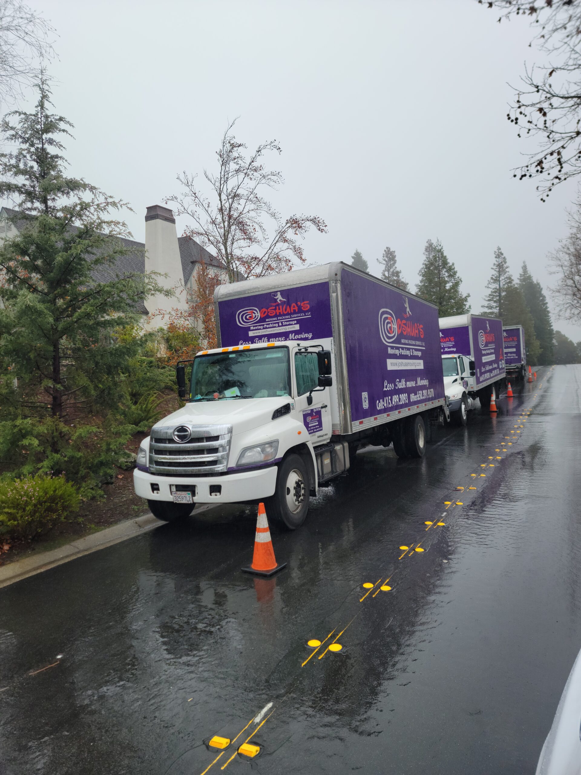 Careful movers handling items securely